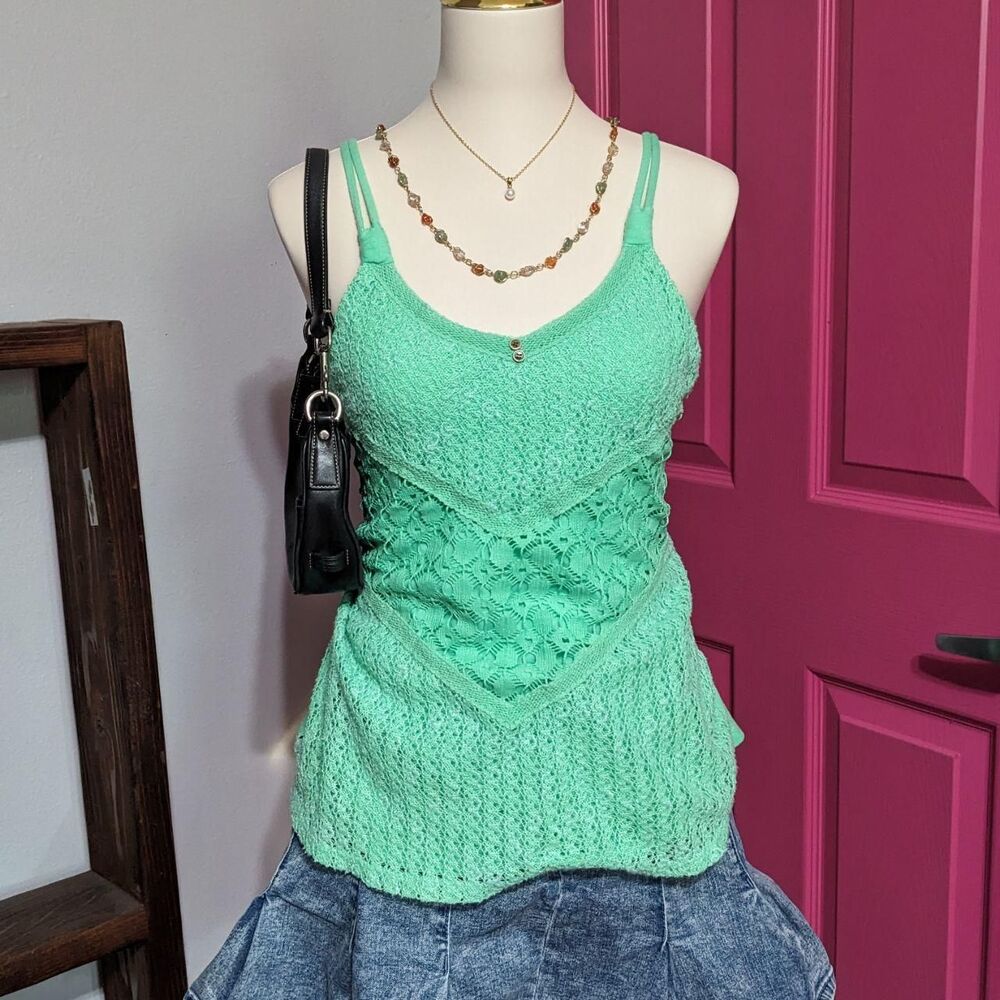 Maurices Women's Blue and Green Vest